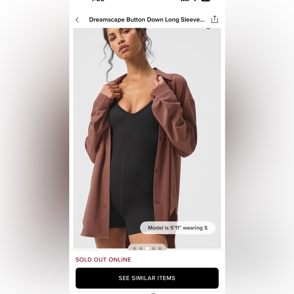 Brown Button-Up Shirt